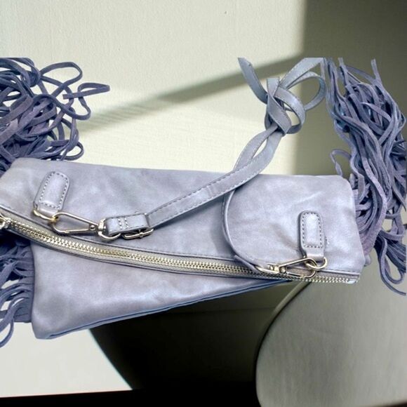 Fringe Hippie Purse l Crossbody Shoulder l Adjustable strap l Zip closure l VGUC - Picture 5 of 15